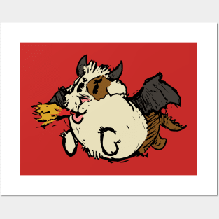 Dragon Guinea Pig Posters and Art